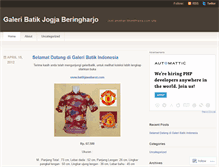 Tablet Screenshot of batikberingharjo.wordpress.com