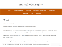 Tablet Screenshot of mmcphotography.wordpress.com