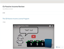 Tablet Screenshot of cbpassiveincoreview.wordpress.com