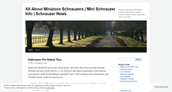 Desktop Screenshot of miniatureschnauzers.wordpress.com