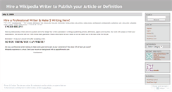 Desktop Screenshot of hirewiki.wordpress.com