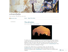 Tablet Screenshot of colourofindia.wordpress.com