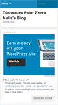 Mobile Screenshot of dinosaurspaintzebranails.wordpress.com