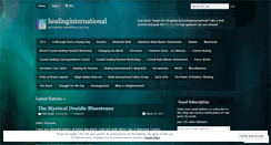 Desktop Screenshot of healinginternational.wordpress.com