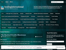 Tablet Screenshot of healinginternational.wordpress.com