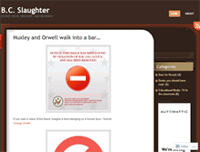 Tablet Screenshot of bcslaughter.wordpress.com