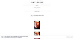 Desktop Screenshot of fortshanty.wordpress.com