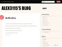 Tablet Screenshot of alex3115.wordpress.com