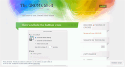 Desktop Screenshot of gnomeshell.wordpress.com