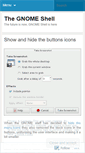 Mobile Screenshot of gnomeshell.wordpress.com