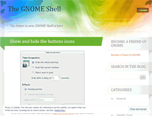 Tablet Screenshot of gnomeshell.wordpress.com