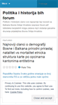 Mobile Screenshot of politikaihistorijabihforum.wordpress.com