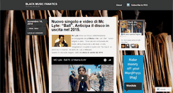 Desktop Screenshot of blackmusicfanatics.wordpress.com