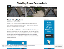 Tablet Screenshot of ohiomayflower.wordpress.com