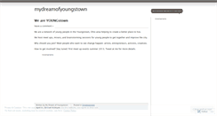 Desktop Screenshot of mydreamofyoungstown.wordpress.com