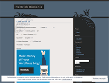 Tablet Screenshot of hattrickro.wordpress.com