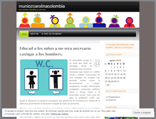 Tablet Screenshot of muniozcarolinacolombia.wordpress.com