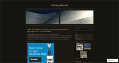 Desktop Screenshot of californiaandbeyond.wordpress.com