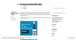 Desktop Screenshot of luisgonzalezdesign.wordpress.com