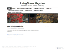 Tablet Screenshot of livingstonesmagazine.wordpress.com