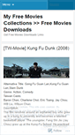 Mobile Screenshot of myfreemoviescollections.wordpress.com