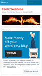Mobile Screenshot of fenixwellness.wordpress.com