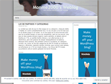 Tablet Screenshot of monme2000.wordpress.com