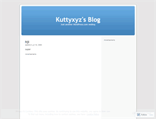 Tablet Screenshot of kuttyxyz.wordpress.com