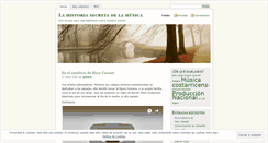 Desktop Screenshot of historiasecretadelamusica.wordpress.com
