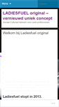 Mobile Screenshot of ladiesfueloriginal.wordpress.com