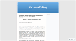 Desktop Screenshot of carurosu1.wordpress.com
