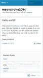 Mobile Screenshot of meovalrohe2094.wordpress.com