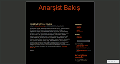 Desktop Screenshot of anarsistbakis.wordpress.com