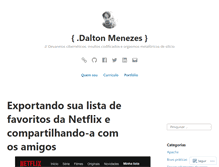 Tablet Screenshot of daltonmenezes.wordpress.com