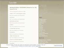 Tablet Screenshot of ilmusic.wordpress.com