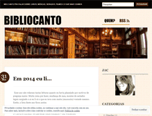 Tablet Screenshot of obibliocanto.wordpress.com