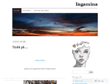 Tablet Screenshot of ingamina.wordpress.com