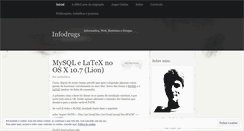 Desktop Screenshot of infodrugs.wordpress.com