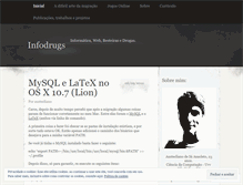 Tablet Screenshot of infodrugs.wordpress.com