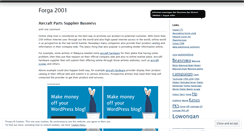 Desktop Screenshot of forga2001.wordpress.com