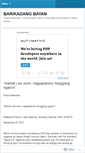 Mobile Screenshot of barikadangbayan.wordpress.com