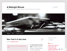 Tablet Screenshot of amidnightminute.wordpress.com
