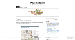 Desktop Screenshot of paulacarravilla.wordpress.com