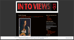 Desktop Screenshot of intoviews.wordpress.com