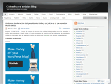 Tablet Screenshot of colombiaennoticias.wordpress.com