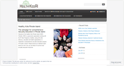 Desktop Screenshot of healthykidsri.wordpress.com