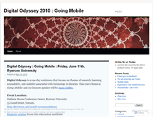 Tablet Screenshot of digitalodyssey2010.wordpress.com