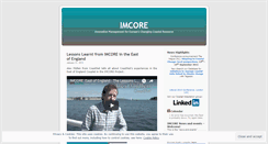 Desktop Screenshot of imcore.wordpress.com