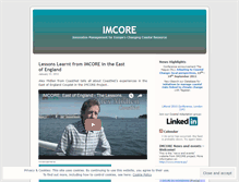 Tablet Screenshot of imcore.wordpress.com