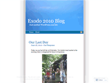 Tablet Screenshot of exodo2010.wordpress.com